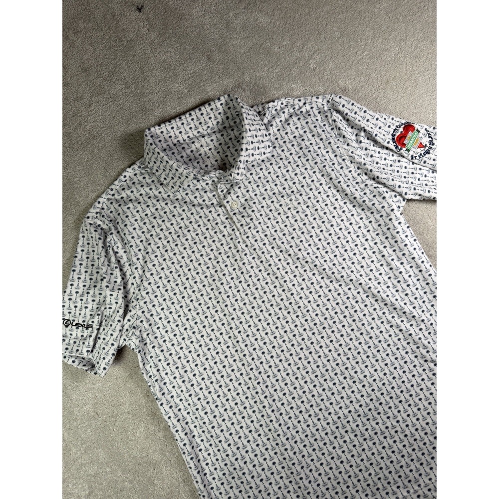 Rhoback Golf Polo Men L South Carolina Palmetto State House Performance Shirt **